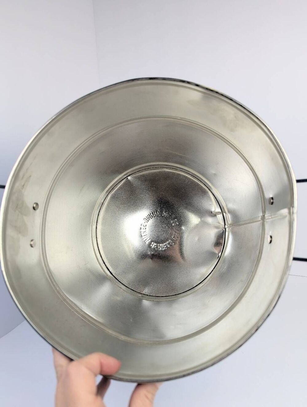 80s Blue Ribbon Goose Bertels wilkes barre canister wastebasket trash can metal - Picture 4 of 5